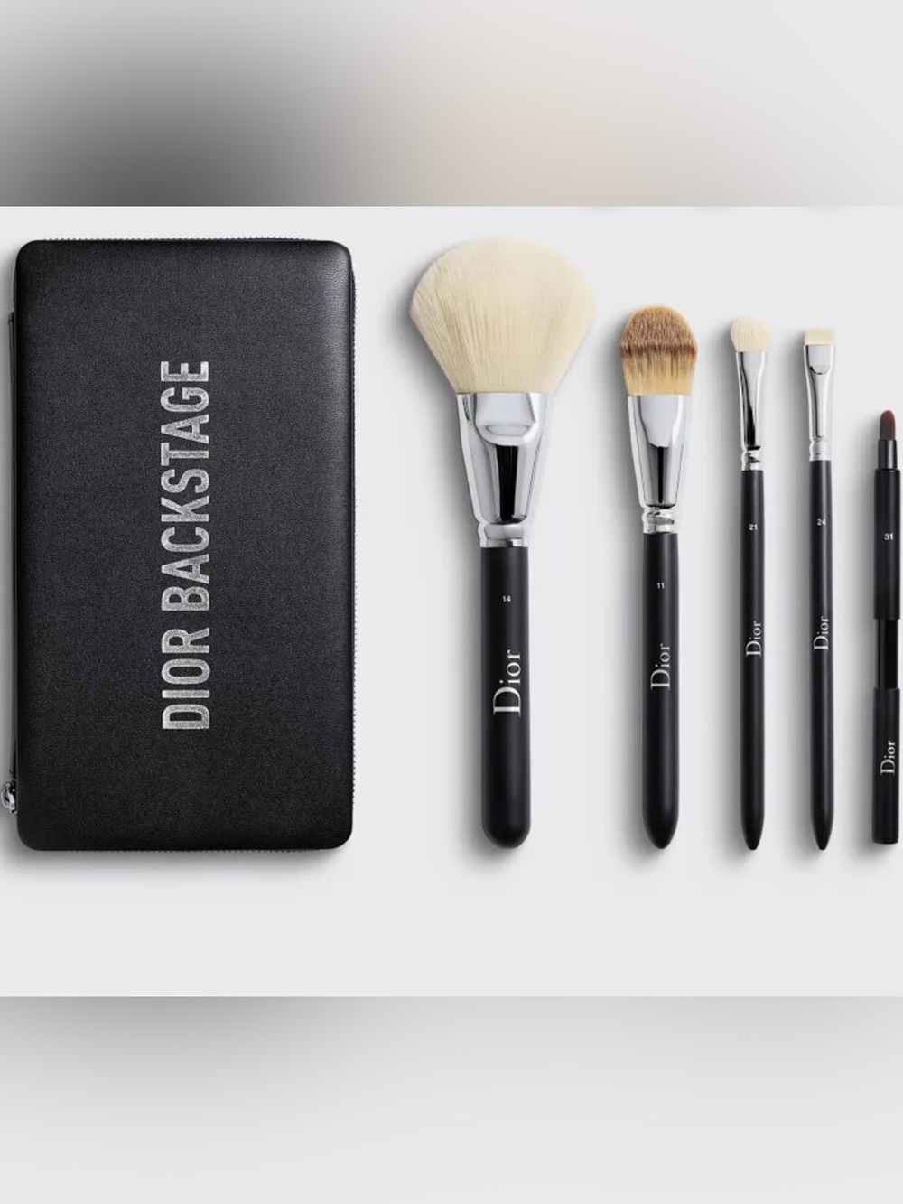 NIB Dior Backstage Professional Makeup Brush Set & Travel Vanity Case NWOB